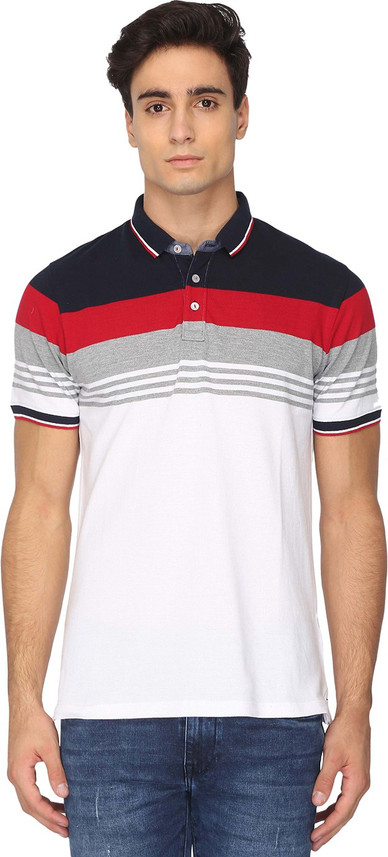 Stop By Shoppers Stop Striped Men Polo 