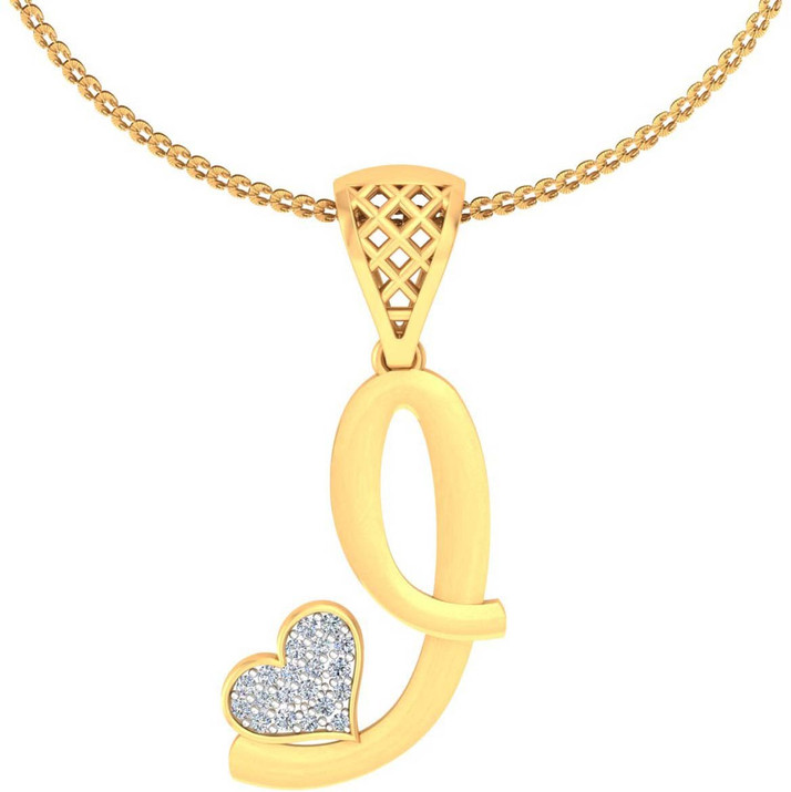 avsar Aanchal 18kt Yellow Gold Pendant 