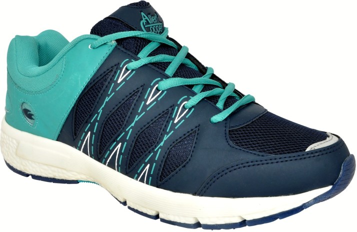 allen cooper navy blue running shoes