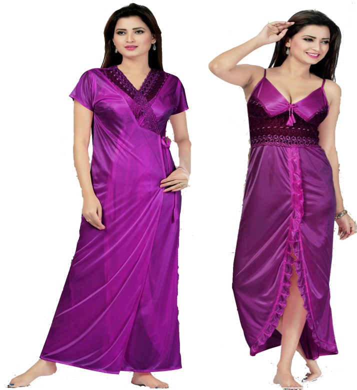 flipkart satin nighty