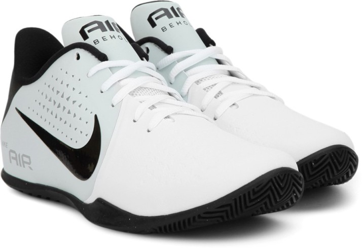 nike men's air behold low white sneakers