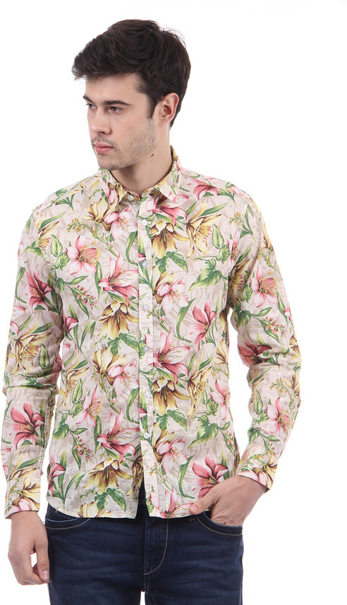 FLYING MACHINE Men Floral Print Casual 
