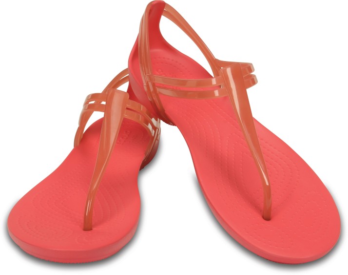 womens orange flip flops