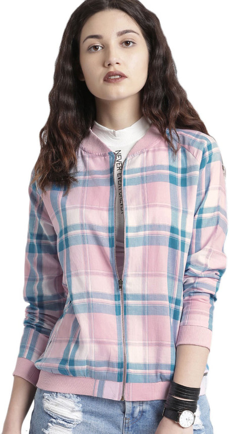 checked jacket womens