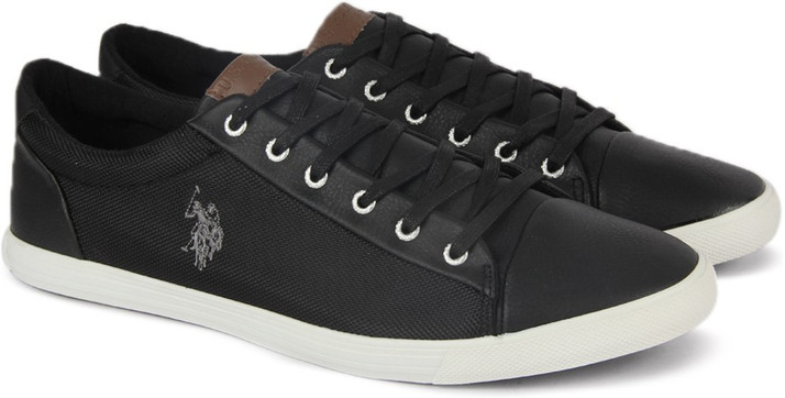us polo black shoes