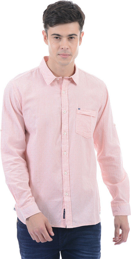 Pepe Jeans Men Printed Casual Pink 