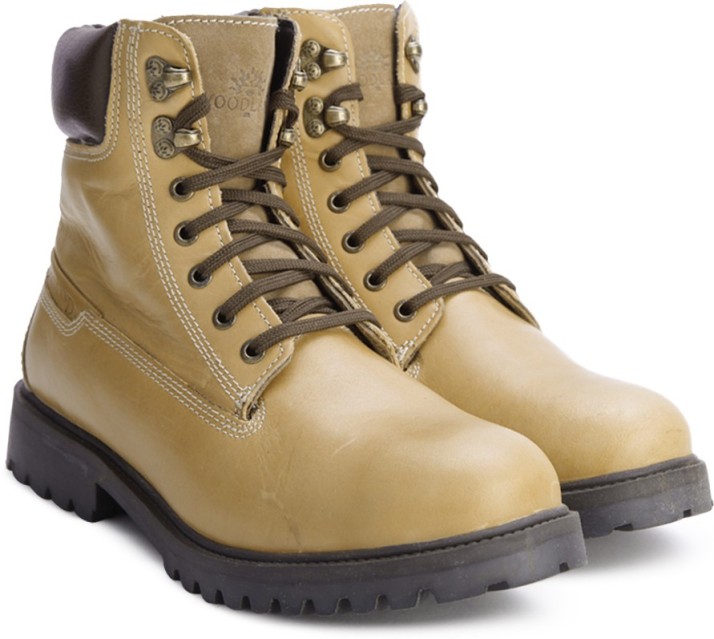 woodland tan boots