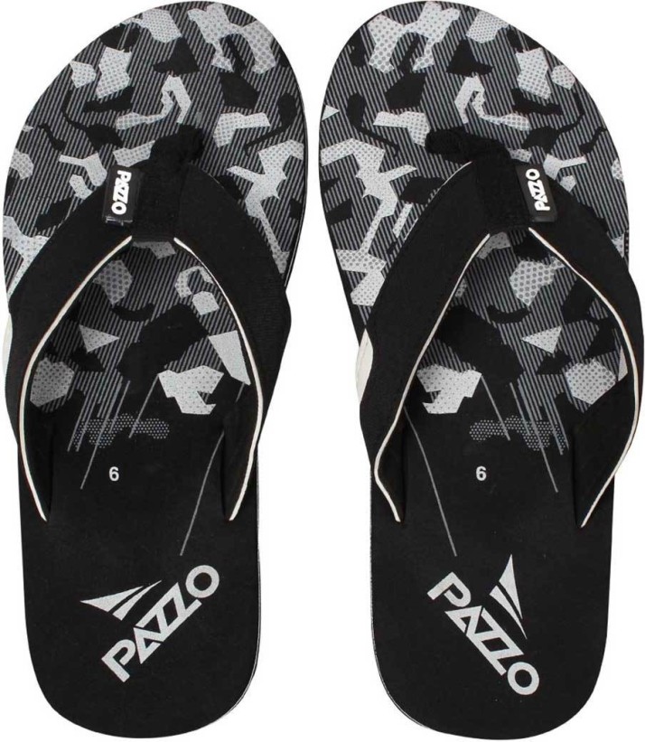 PAZZO Flip Flops - Buy Black Color 