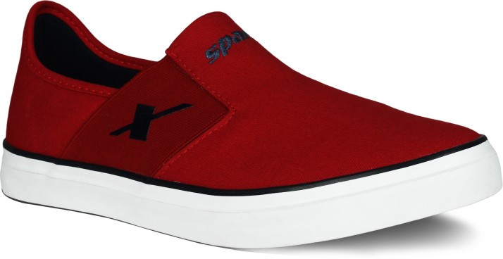 sparx red colour shoes