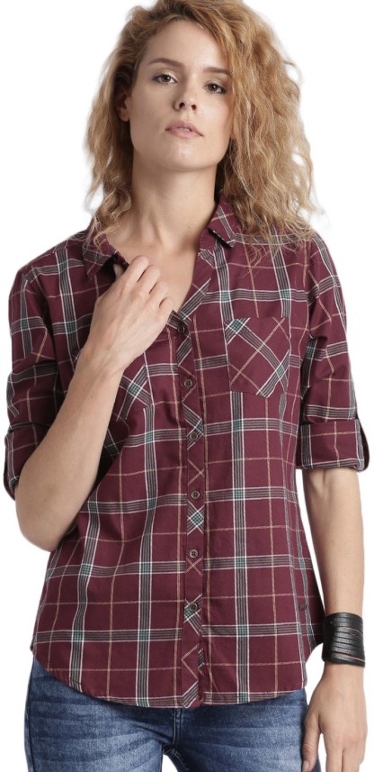 roadster shirts for womens flipkart