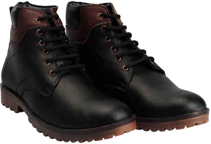 trendy steel toe boots