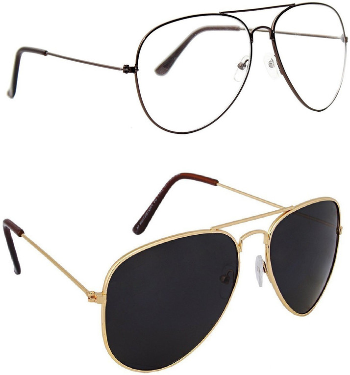 dark black aviator sunglasses