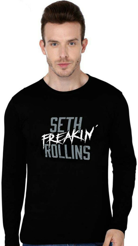 Buy wwe tshirts Printed Men Round Neck 