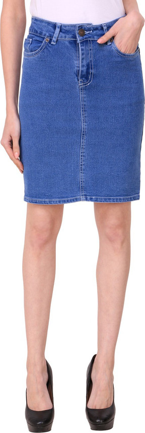 denim skirt flipkart