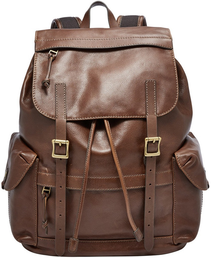 fossil brown backpack
