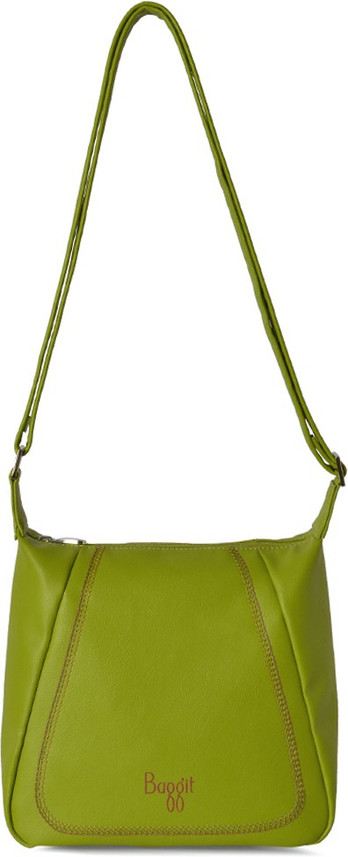 baggit green sling bag