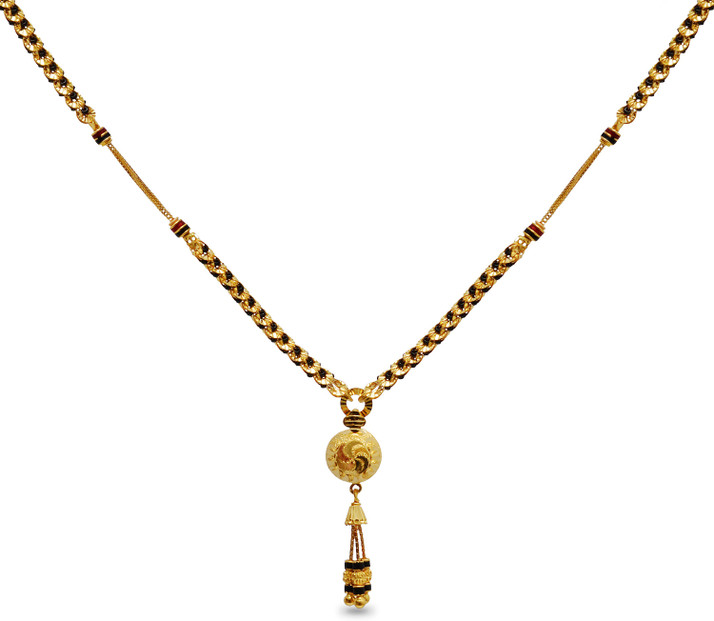 P.N.Gadgil Jewellers Floral Knot 22kt 