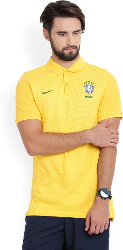 nike polo yellow