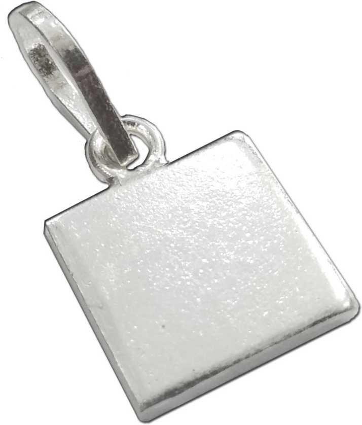 Karizma Jewels Silver Square Chandi Ka Chokor Tukra Healing Silver Pendant Price In India Buy Karizma Jewels Silver Square Chandi Ka Chokor Tukra Healing Silver Pendant Online At Best Prices In