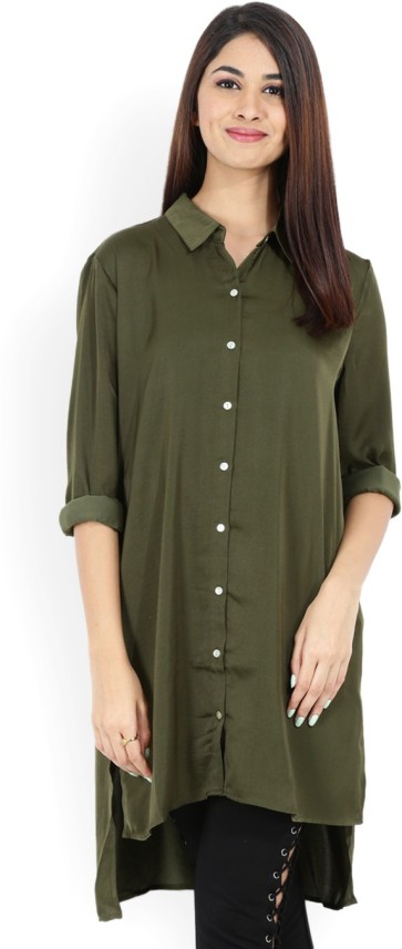 forever 21 green blouse