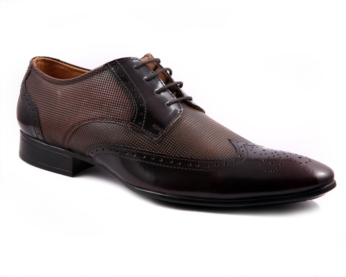 branded brown formal shoes