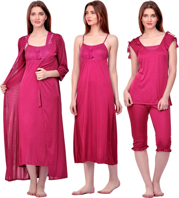 flipkart night dress ladies