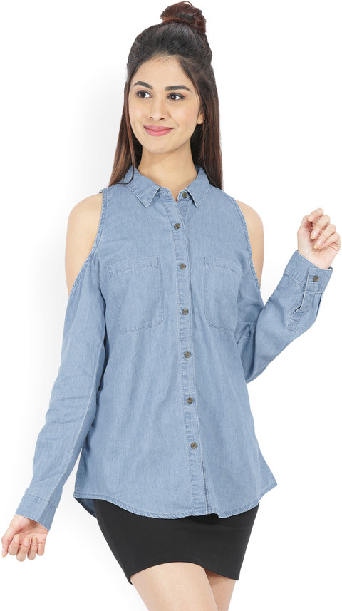 denim tops forever 21