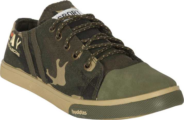 Stylivo Military Green Canvas Exclusive Casual Sneakers Shoes Sneakers For Men Buy Military Green Color Stylivo Military Green Canvas Exclusive Casual Sneakers Shoes Sneakers For Men Online At Best Price