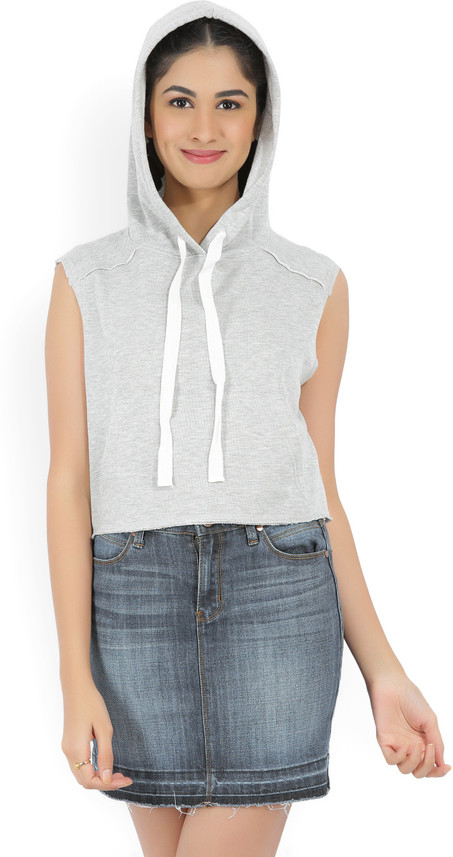 forever 21 sleeveless hoodie