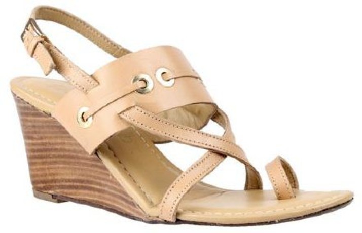 camel colored wedges