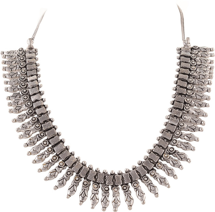 ZEPHYRR Fashion Necklace Oxidized White 