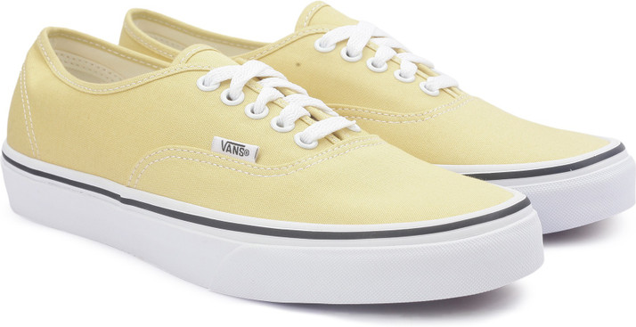 vans authentic yellow