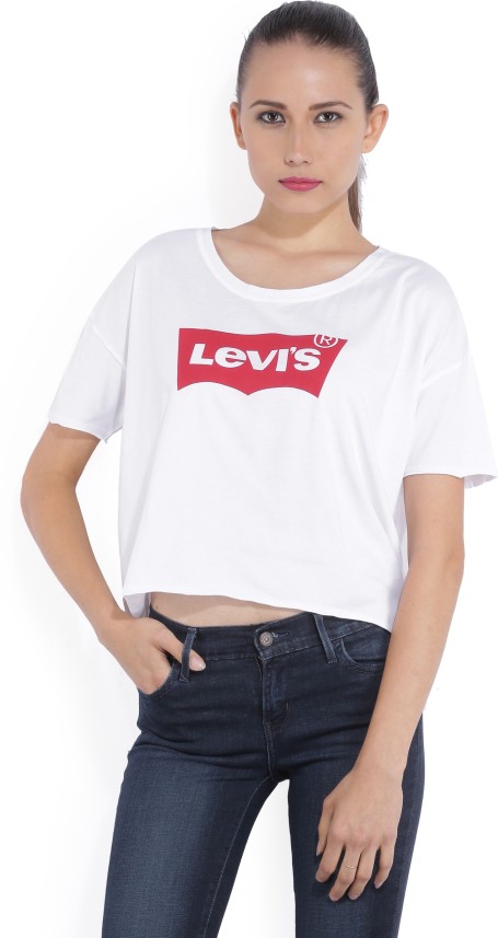 t shirt levis crop top cheap online