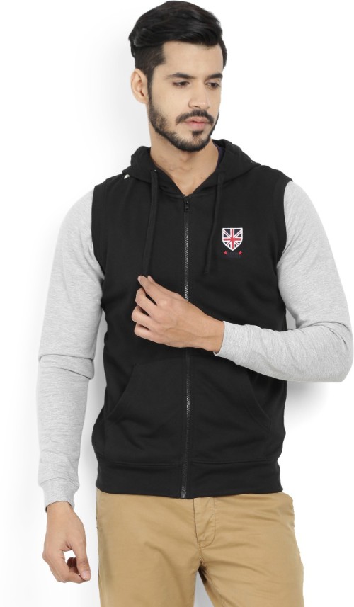 sleeveless hoodie flipkart