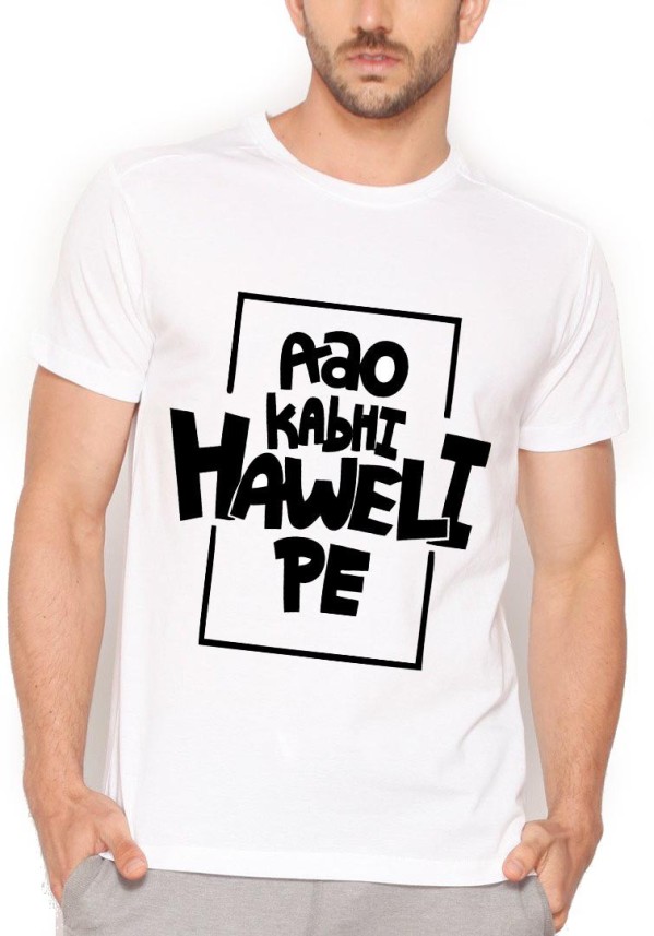 aao kabhi haveli pe t shirt flipkart