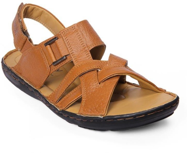 Red Chief Men Brown Sports Sandals 