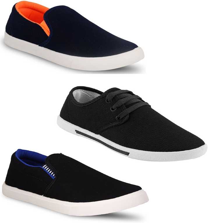 Chevit Men S Combo Pack Of 3 Casual Shoes Sneakers For Men Buy
