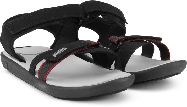 Pebble IDP Men Black Sports Sandals 