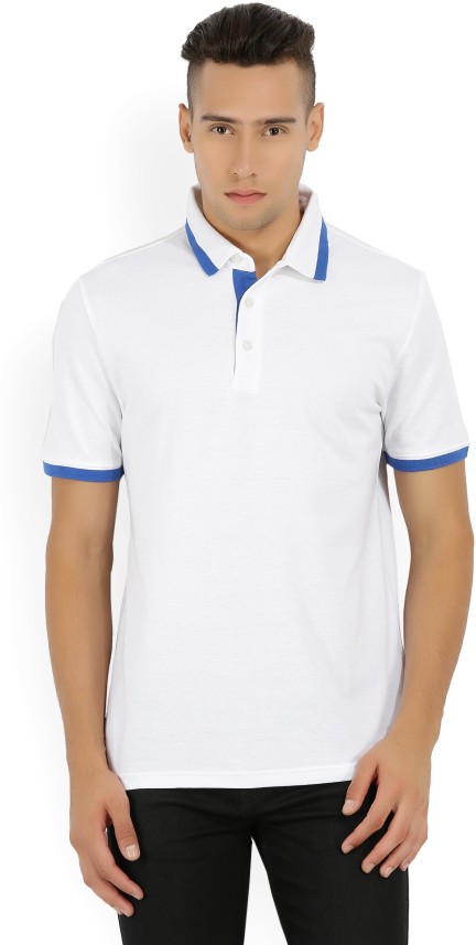 white and blue puma shirt