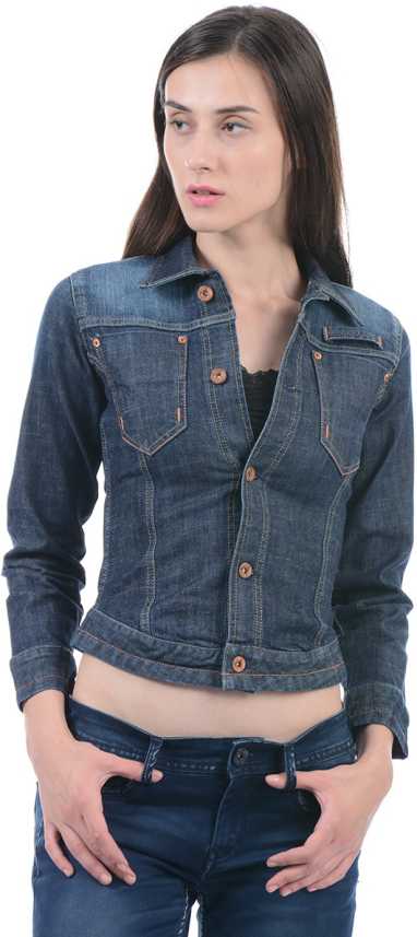 NEW AUTHENTIC WOMEN PEPE JEANS LONG SLEEVE JACKET