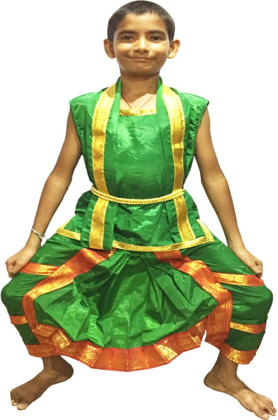 bharatanatyam dress for kids