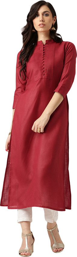 Maroon kurta for ladies Clearance