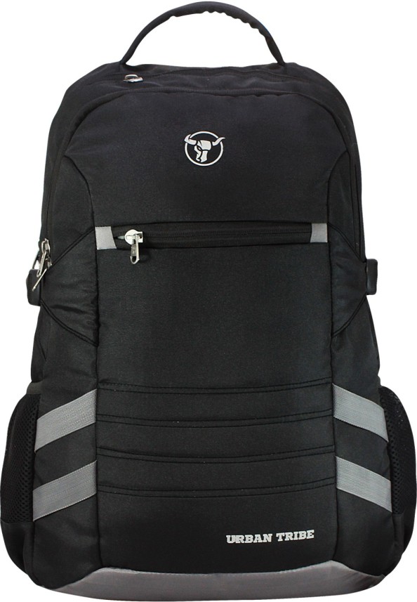 urban tribe black laptop backpack