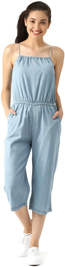 denim jumpsuit online flipkart