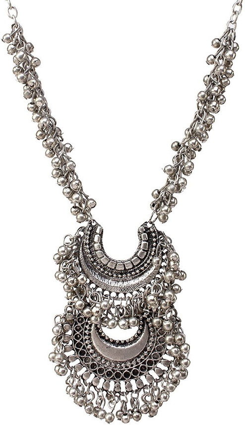 BNB Tribal Metal Afghani Boho Necklace 