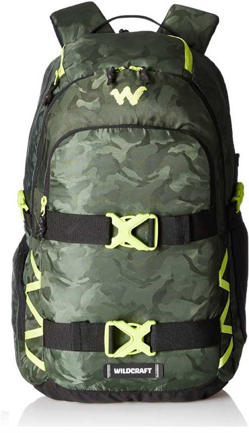 Wildcraft Zephyr Green 21 L Backpack Green Price In India Flipkart Com