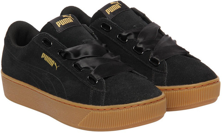 puma vikky platform women's leather shoes