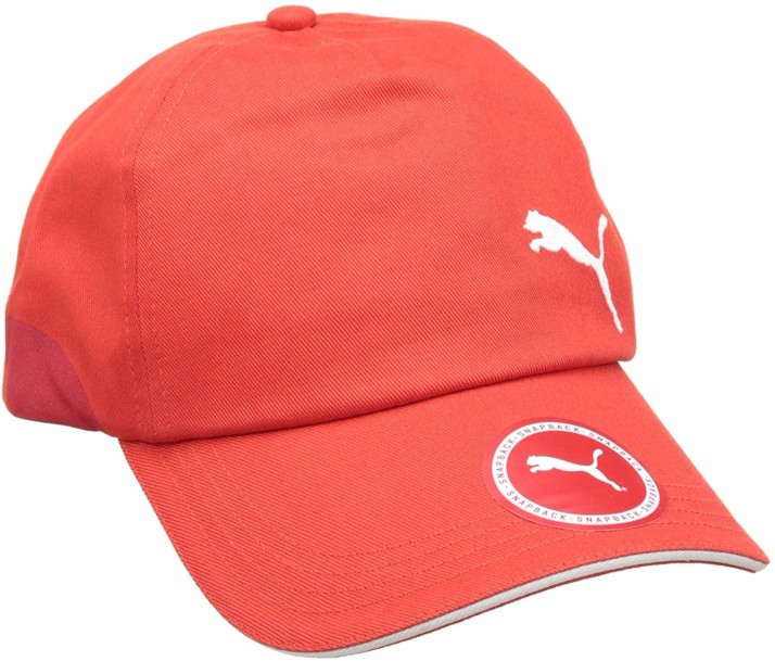 orange puma hat