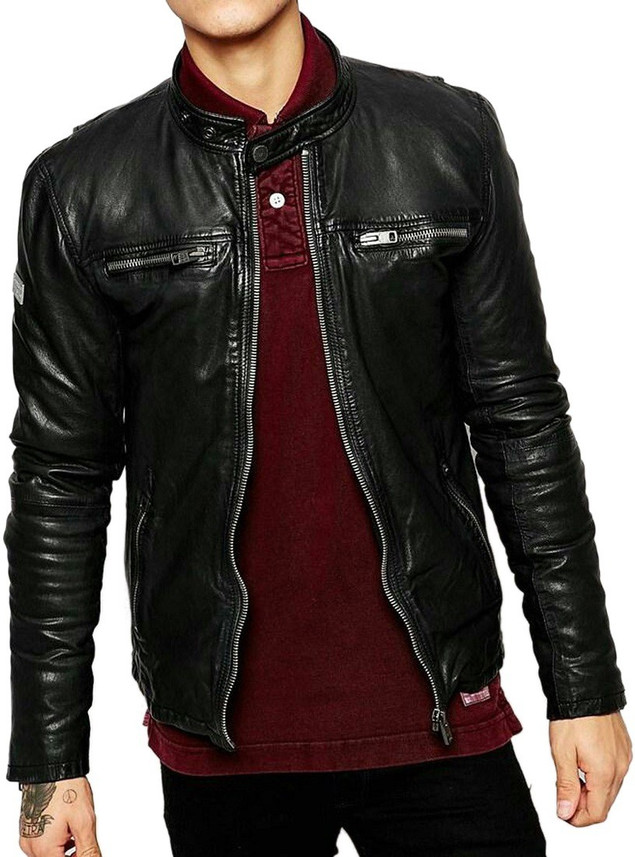 Syedna Leather Leather Jacket