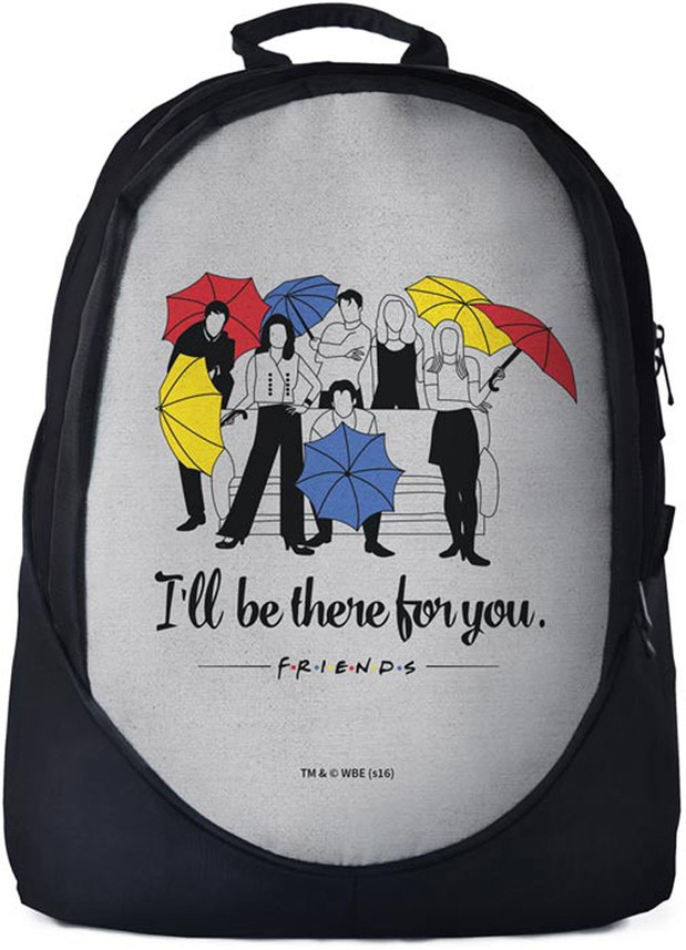 friends doodle backpack